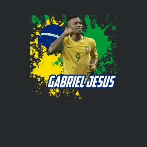 Gabriel Jesus Brazil Football World Cup Soccer Fan