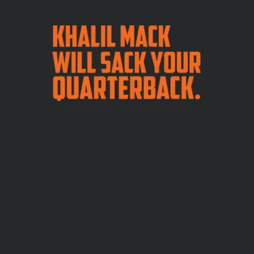 Khalil Mack Will Sack Your Quarterback Football Fan Phone Case