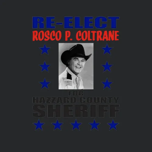 Re Elect Rosco P Coltrane The Dukes Of Hazzard Tv Series