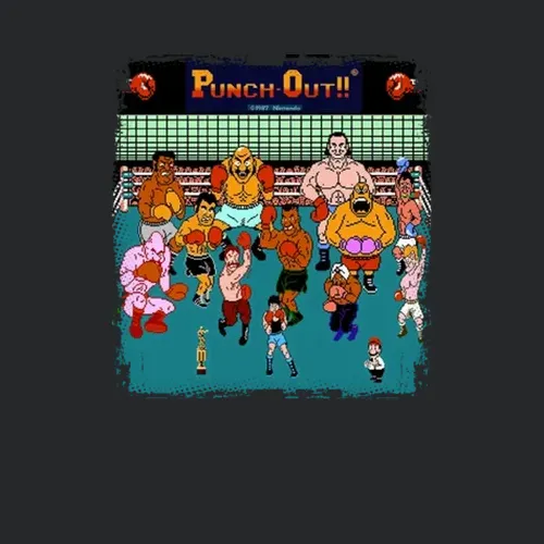 Mike Tysonand039s Punch Out Characters Retro Boxing Video Game Fan Bab