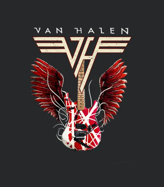 Eddie Van Halen Classic Crew Neck Rock Tee