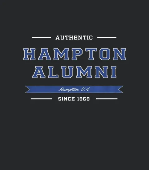 Hampton Alumni T University Style 1868