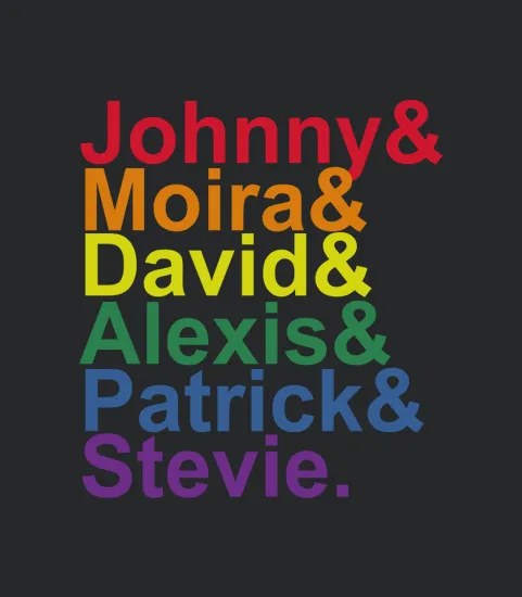Johnny Moira David Alexis Patrick Stevie Pride Schitts Creek Classic