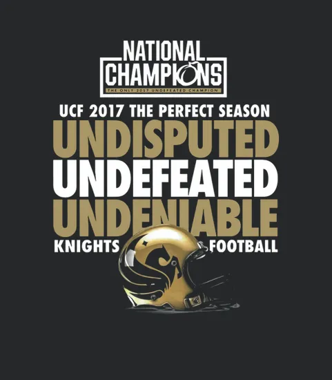 Ucf 2017 National Champions Undefeated