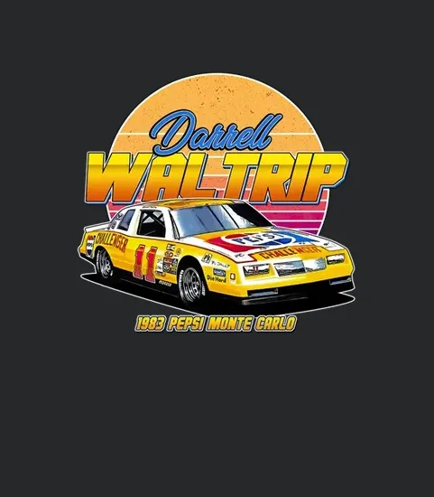 Darrell Waltrip 11 Nascar Legend Retro 80s