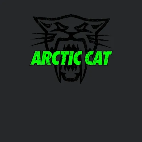 Arctic Cat Snowmobile Automobile Car Parts Cool Distressed Brand Logo Emblem