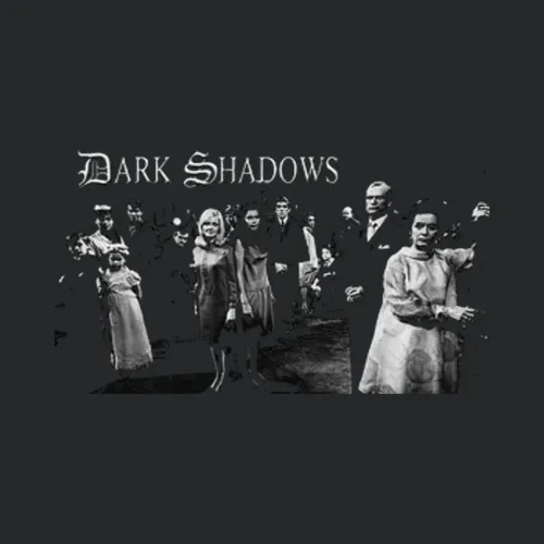 Dark Shadows Horror Cult Tv Show Black