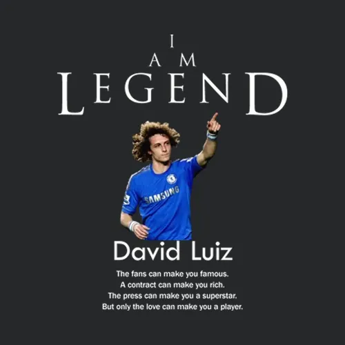 David Luiz Brazil Legend Soccer Futbol