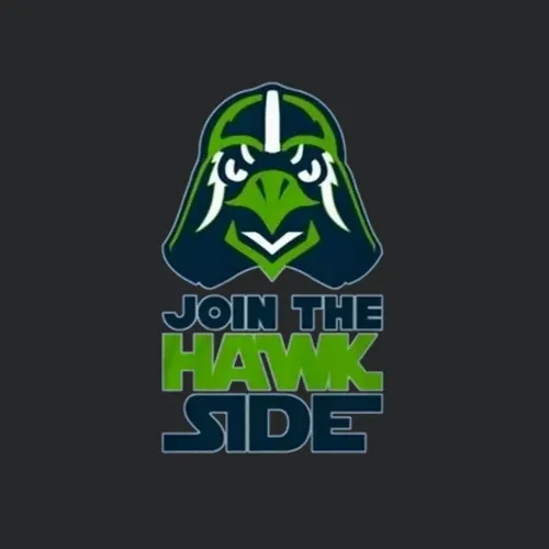 Join The Hawk Side Star Wars Parody Seattle Seahawks Best Nfl Ultimate Seahawks Fan