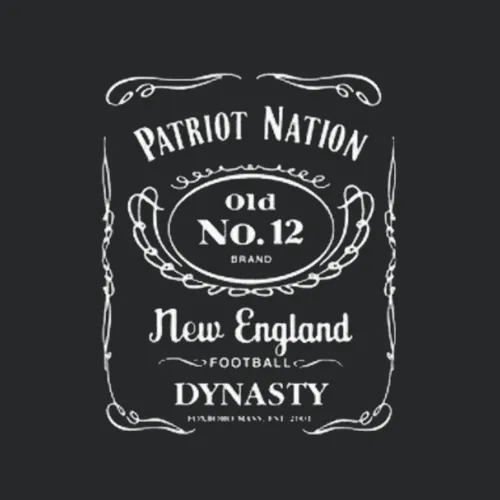 Patriot Nation Jack Daniels Parody New England Patriots Pats Dynasty Ultimate Football Fan