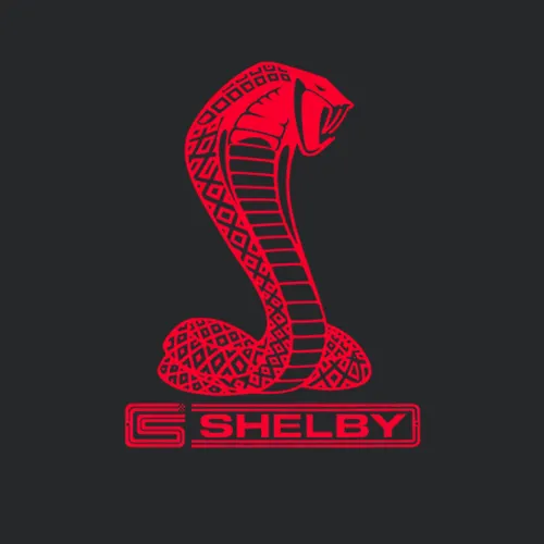 Shelby Cobra Gt Mustang Ford Muscle Vintage Car Logo