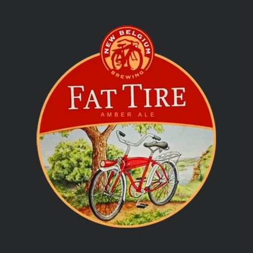 Fat Tire Belgium Beer Lager Ale Drink Bike