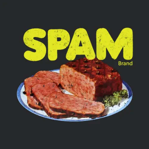 Spam Vintage Label Poster Worn Look