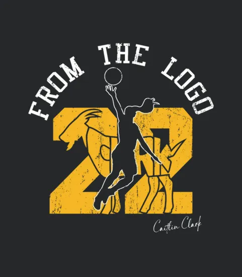 Caitlin Clark Court Goat From The Logo 22