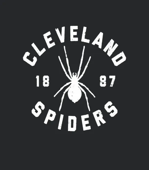 Cleveland Spiders Vintage Tee White Print