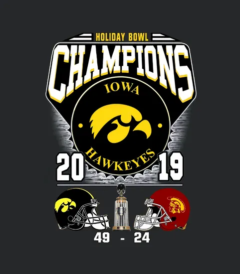 Iowa Hawkeyes Holiday Bowl Champions 2019
