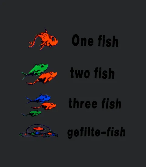 One Fish Two Fish Three Fish Gefilte Fish
