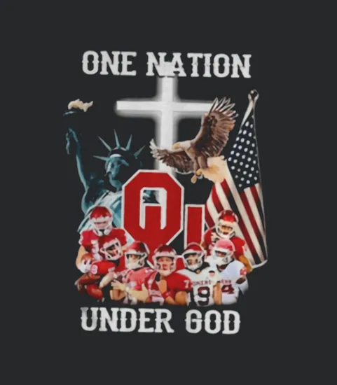 Statue Of Liberty American Oklahoma Sooners One Nation Under God