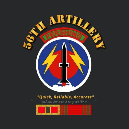 Army 56th Artillery Pershing W Svc Medals