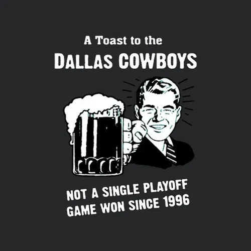 Dallas Cowboys Chirp No Playoff Wins Joke