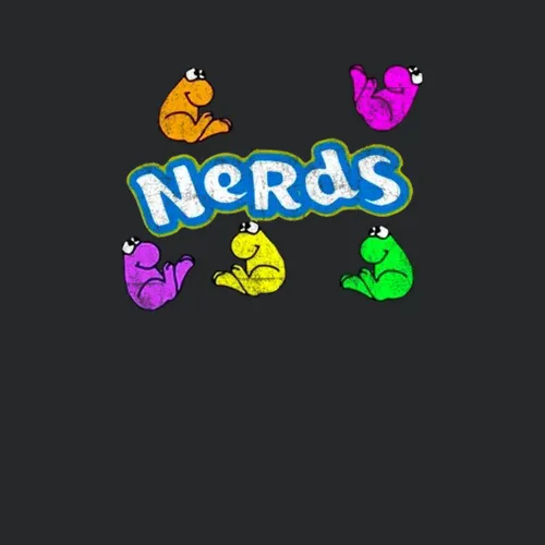 Nerds Candy Retro Logo Distressed Vintage
