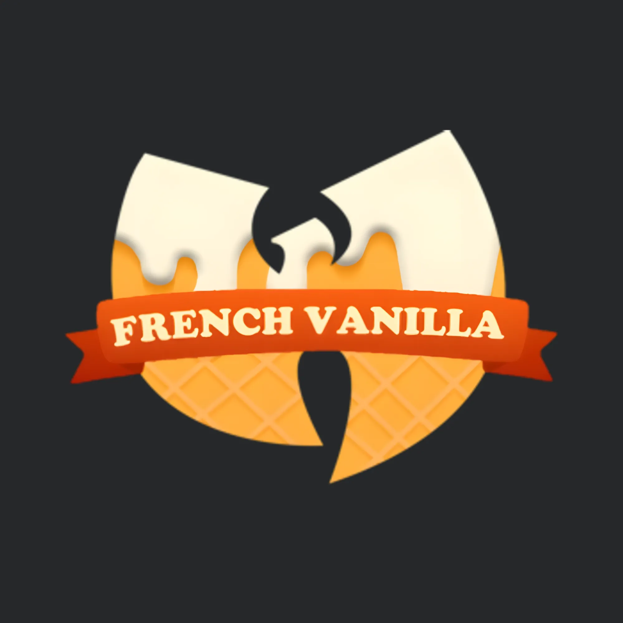 Wutang French Vanilla Ice Cream Cone Logo