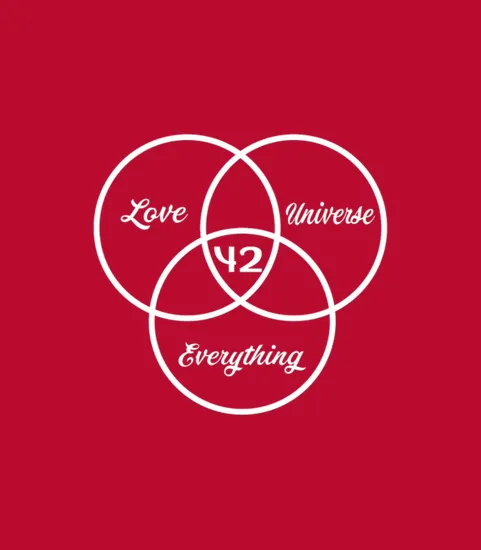 42 The Answer To Everything Love Universe Ever