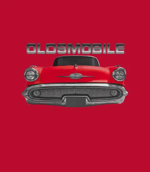 1957 Olds Two Side Red