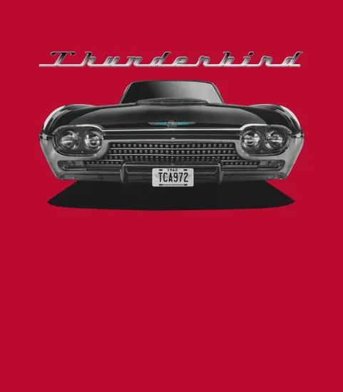 1962 Tbird Front Black