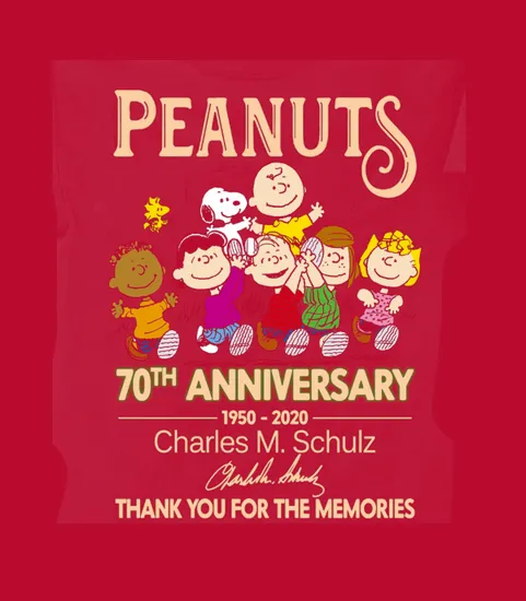 70th Anniversary Peanuts Charles M Schulz Thank You For Memories