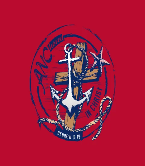 Anchored In Christ Logo Hr Ii Mens Muscle