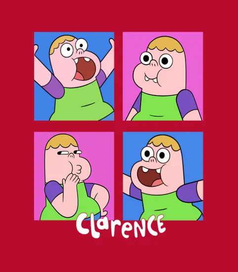 Cartoon Network Clarence Boxed Up Graphic