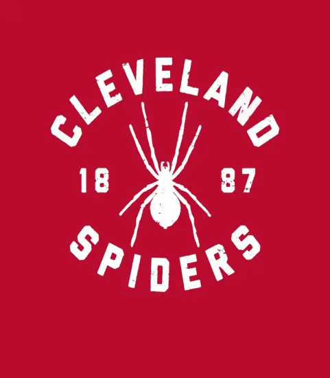 Cleveland Spiders Vintage Tee White Print