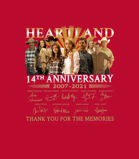 Heartland 14th Anniversary 2007 2021 Thank You For The Memories Signatures
