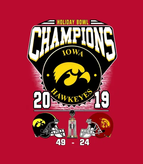 Iowa Hawkeyes Holiday Bowl Champions 2019
