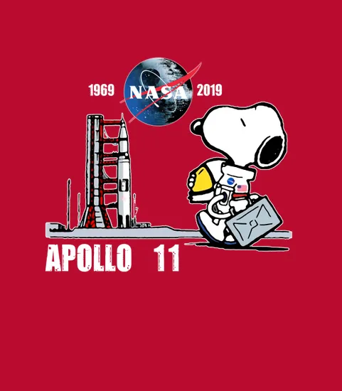 Nasa 1969 2019 Apollo 11 Astronaut Snoopy