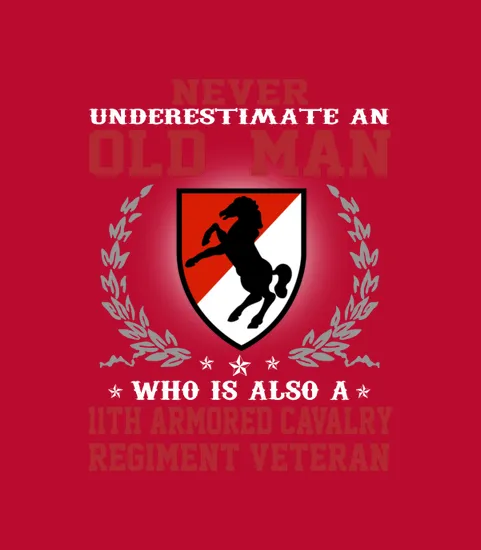 Old Man 11th Armored Cavalry Regiment Veteran