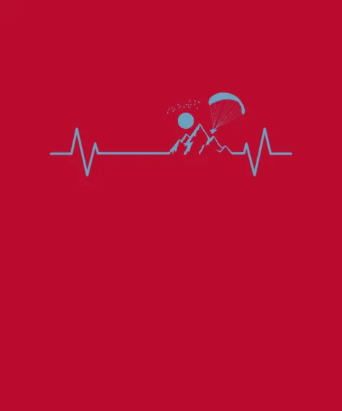 Paragliding Heartbeat Line Extreme Sports