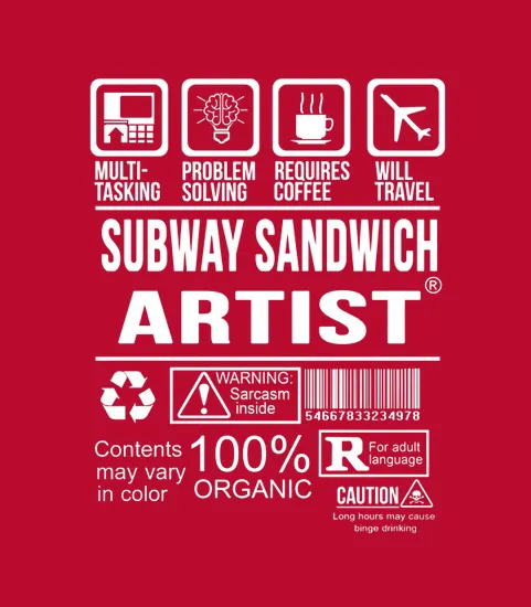 Subway Sandwich Artist