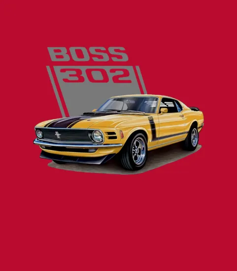 The Grabber Orange Mustang Boss 302 1970 Model