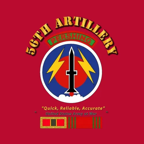 Army 56th Artillery Pershing W Svc Medals