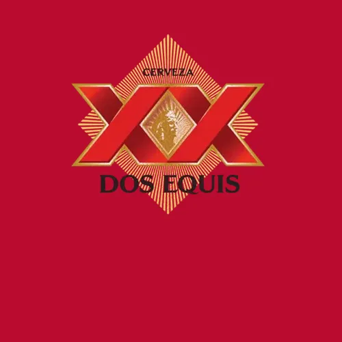 Dos Equis Beer Light Grunge Drinking