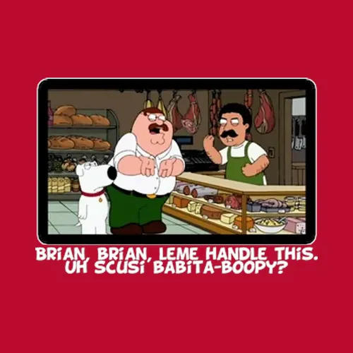 Peter Griffin Speaking Italian Funny