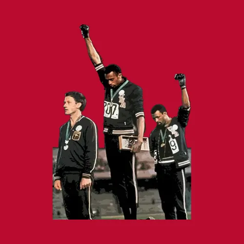 John Carlos Tommie Smith Black Power Salute 1968 Summer Olympics