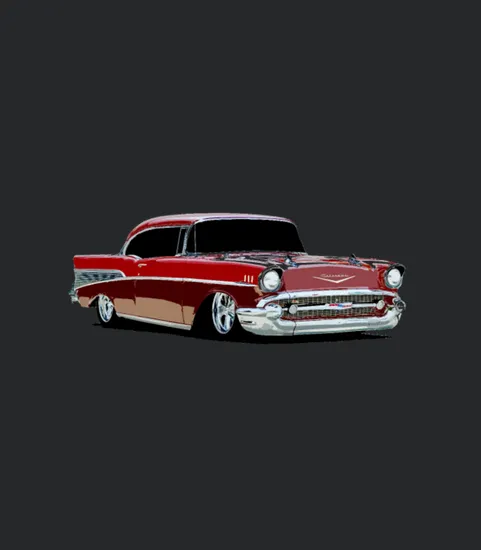 1957 Chevy Bel Air Stylized Color
