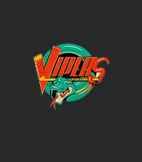 Detroit Vipers Vintage Hockey Logo