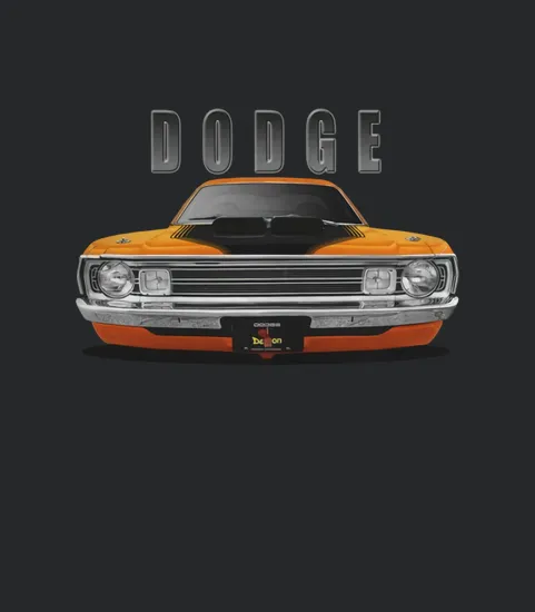 1972 Dodge Dart Demon Front Orange