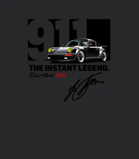 2 Sides Porsche 911 Turbo Back