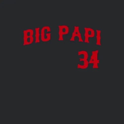 Boston Red David Ortiz Big Papi Jersey Tee Men