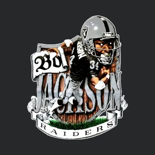 Bo Jackson Football Caricature